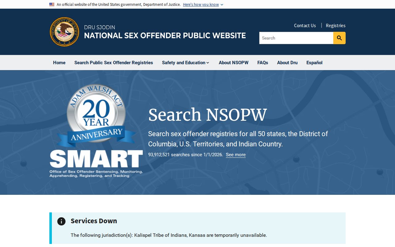 Hartley County sex offender records cross-state search interface